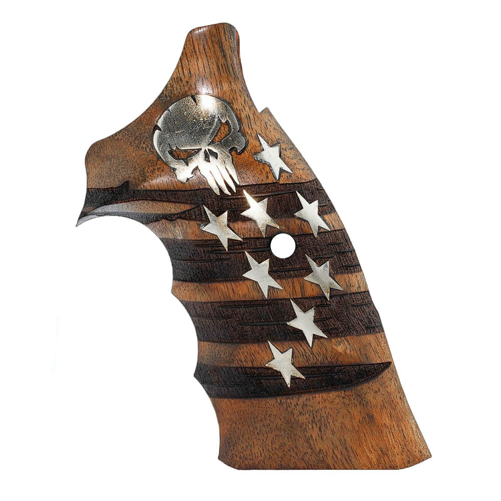 Grip S&W K - L - X .38 .357 Frame Open Back Round Butt