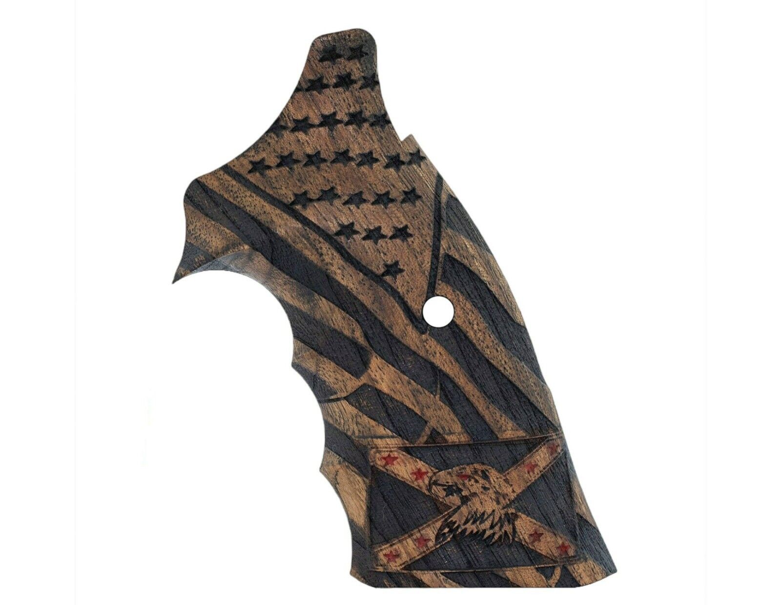 Grip For S&W K - L - X .38 .357 Frame Closed Back Round Butt
