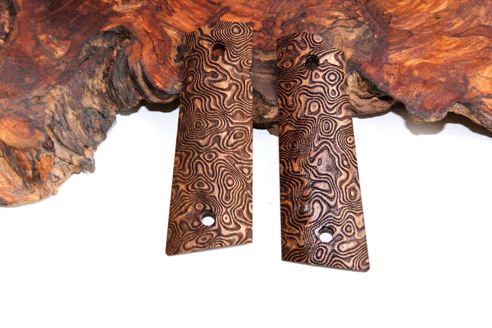 New Colt 1911 Grips, Full Size Walnut Wood Grips