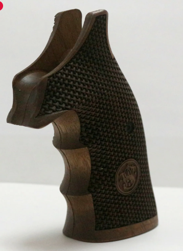 Smith & Wesson K/L - Frame Square Butt - Models 10, 11, 12, 13, 14, 15, 16, 17, 18, 19, 45, 48, 53, 56, 64, 65, 66, 67, 68, 547, 581, 586, 617, 648, 681, 686 & .357 Classic Hunter. Ceviz Ağacı Lazer Logo 