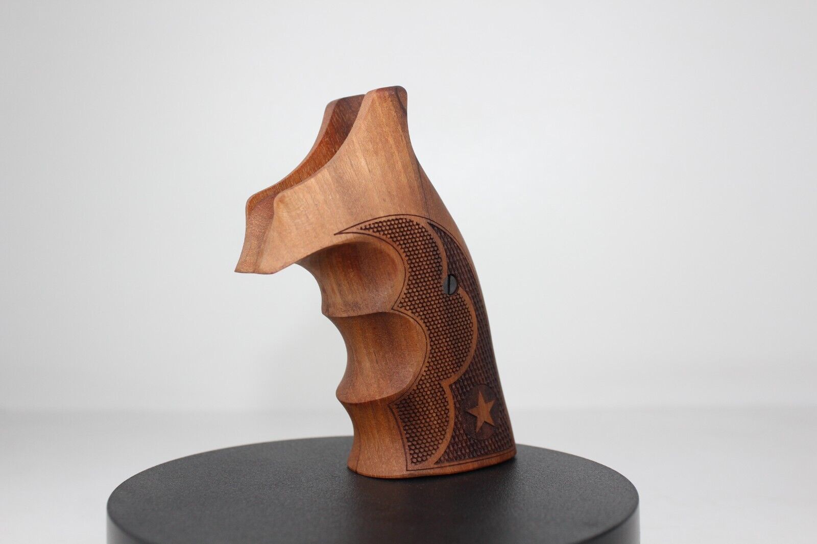 Smith Wesson K/L - Frame Open Back Square Butt Walnut Wood Grips