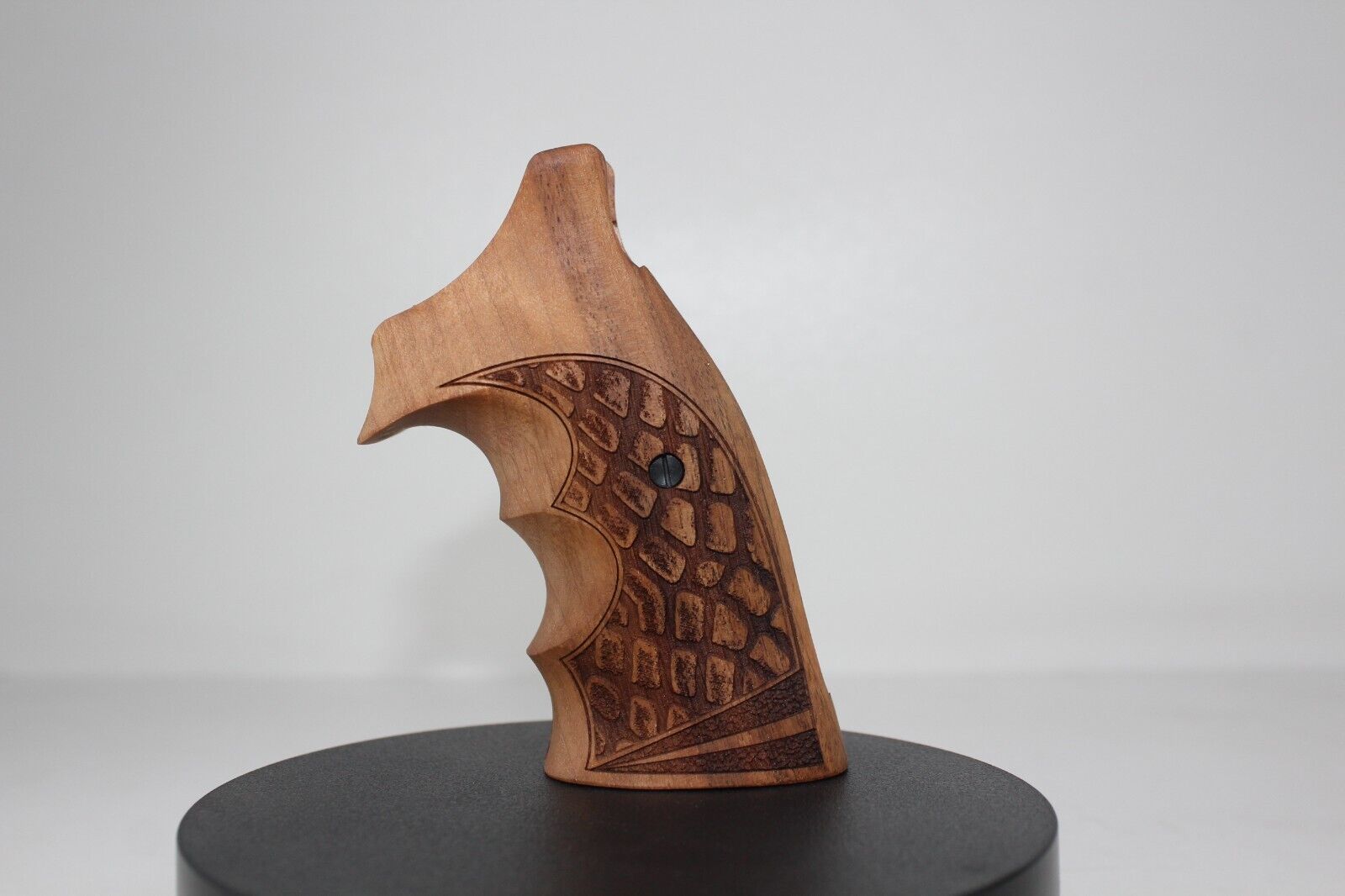 Smith Wesson K/L - Frame Open Back Square Butt Walnut Wood Grips