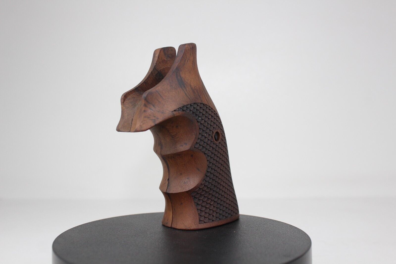Smith Wesson K/L - Frame Open Back Square Butt Walnut Wood Grips