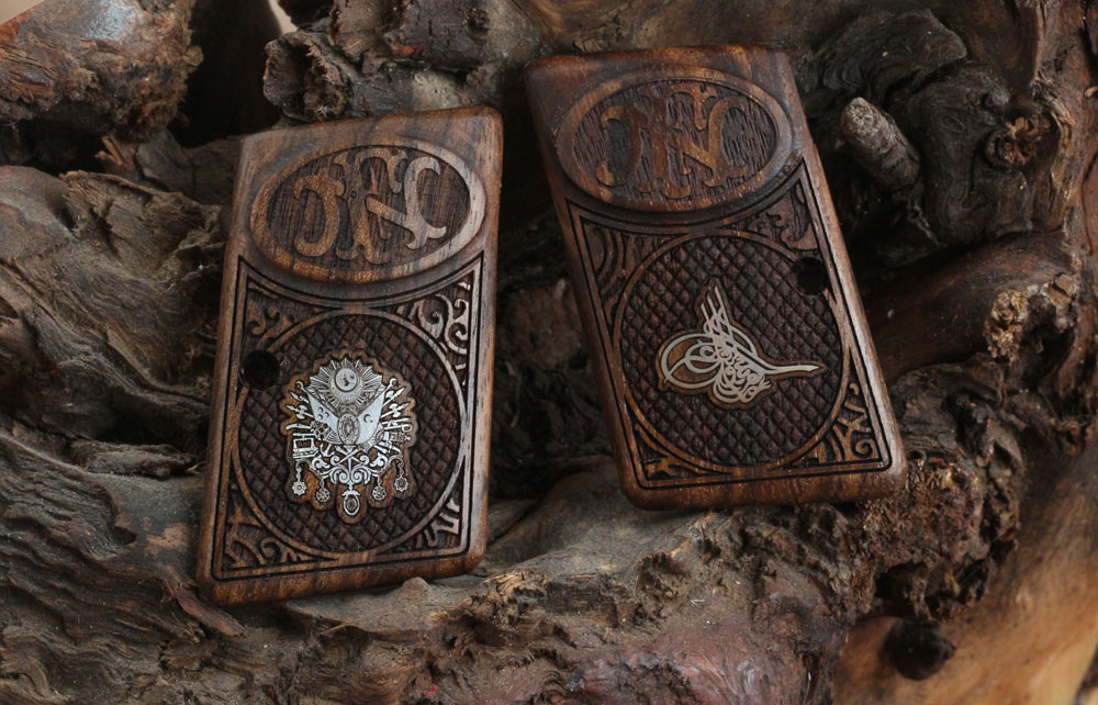Browning Baby Kök Ceviz Ağacı Gümüş Logo 