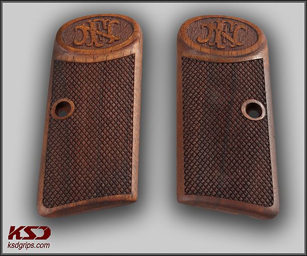 Browning FN 1910 Ceviz Ağacı Lazer Logo 