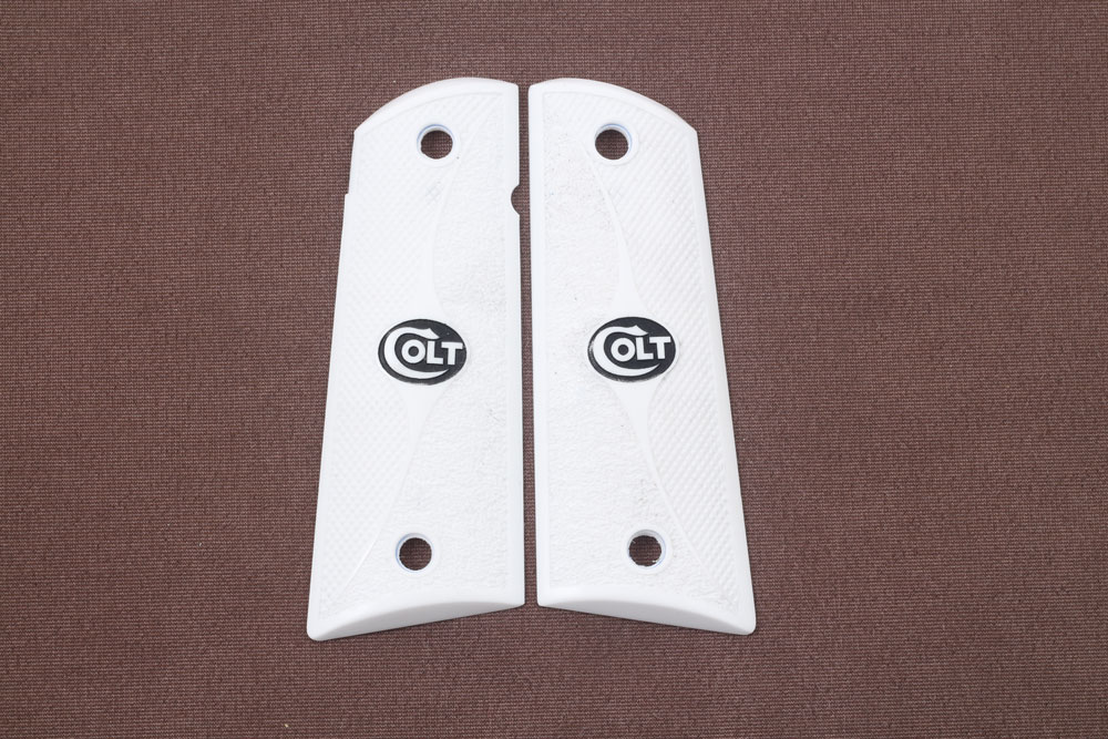 Colt 1911 FIT Model Les Baer, Nowlin, Springfield, Kimber Beyaz Akrilik Gümüş + Mine Logo 