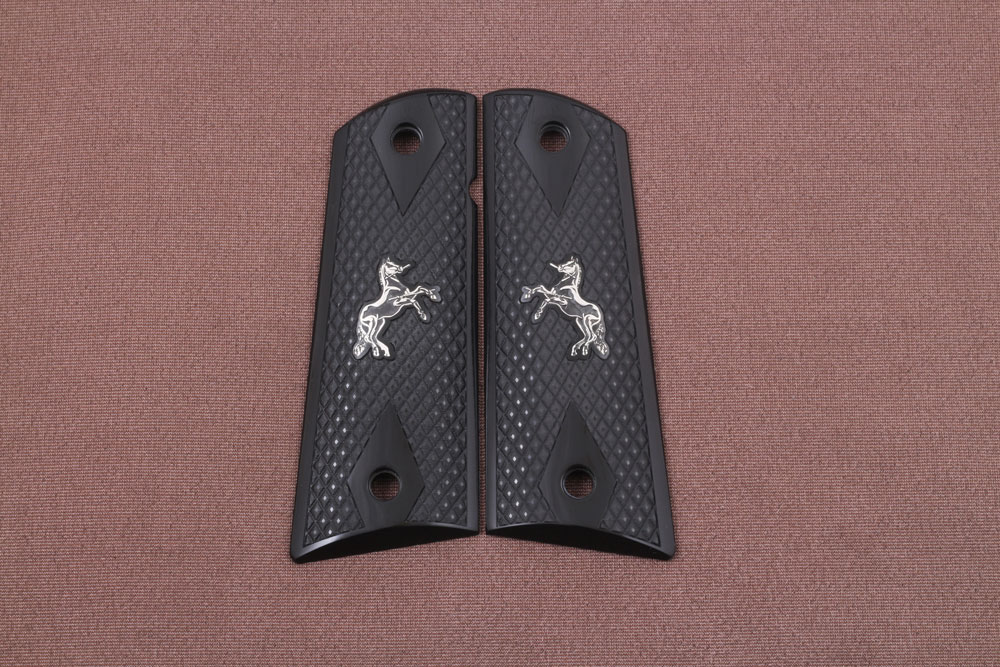 Colt 1911 FIT Model Les Baer, Nowlin, Springfield, Kimber Siyah Akrilik Gümüş Logo 