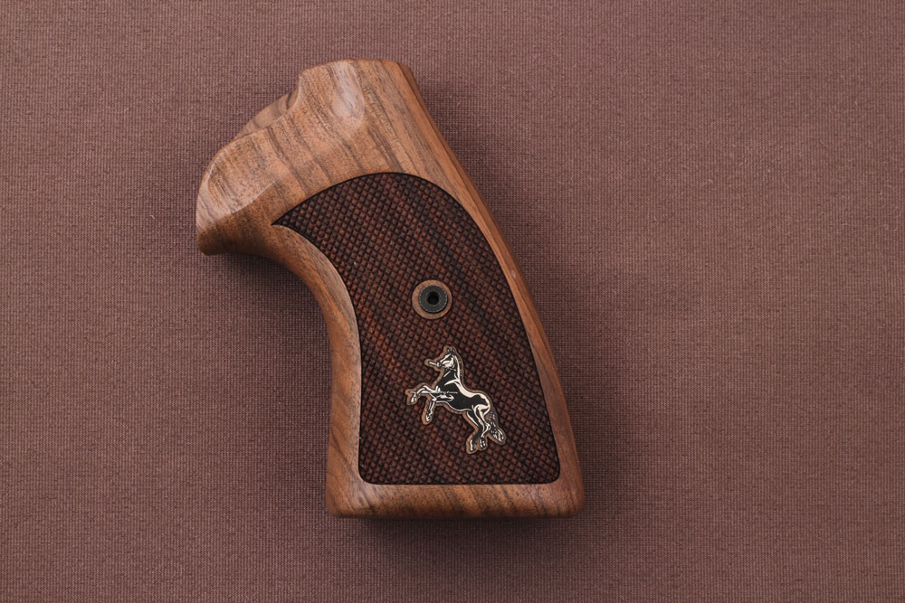 Colt Python (Pre 2020) Ceviz Ağacı Gümüş + Mine Logo 