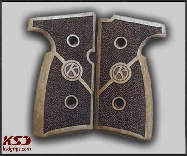 Kahr MK9 Ceviz Ağacı Lazer Logo 