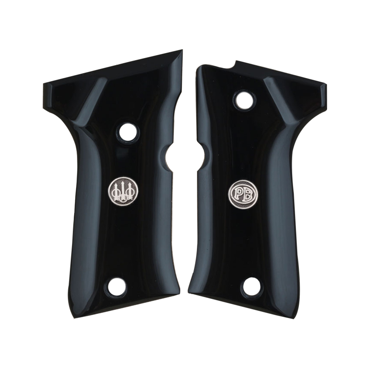 Beretta 92 Compact Siyah Akrilik Gümüş Logo 