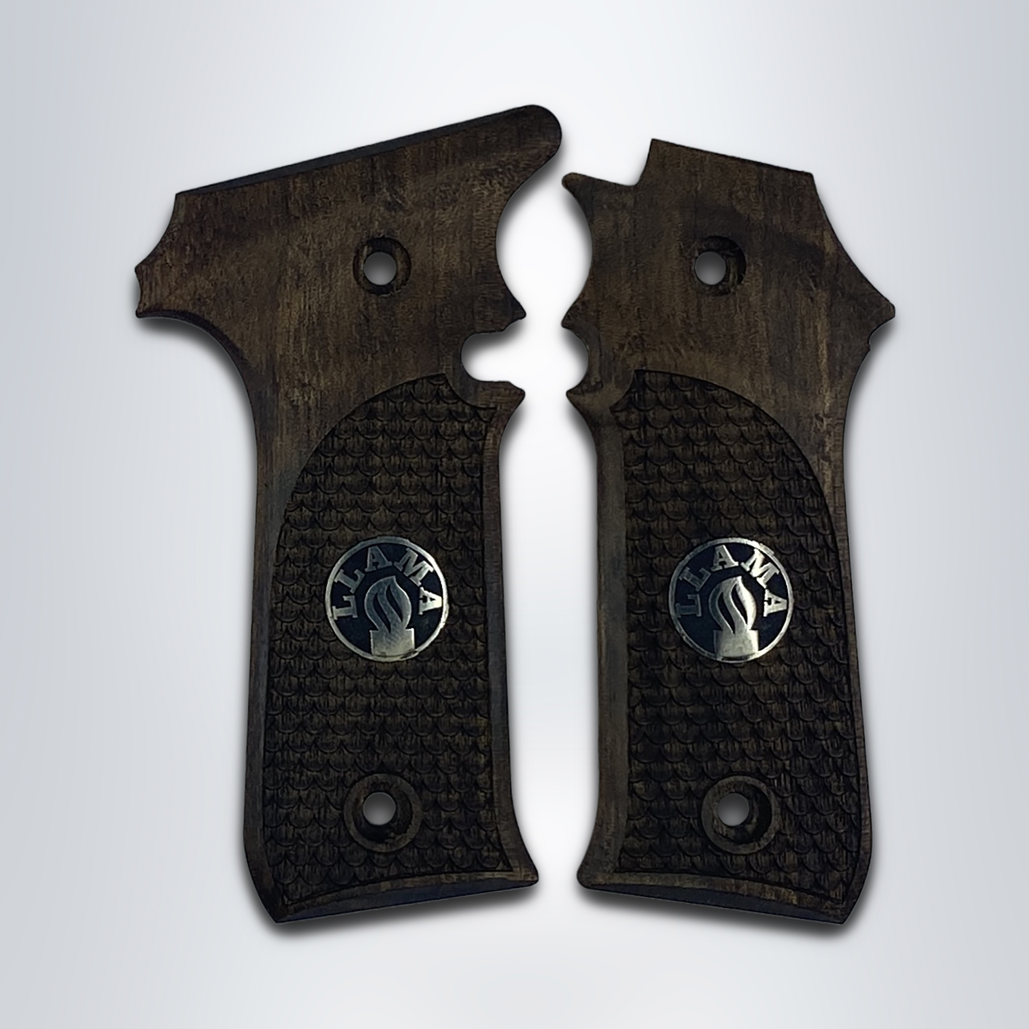 LLama 1911 Style Ceviz Ağacı Gümüş Logo 