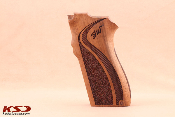Smith Wesson 3904/3906 Ceviz Ağacı Lazer Logo 