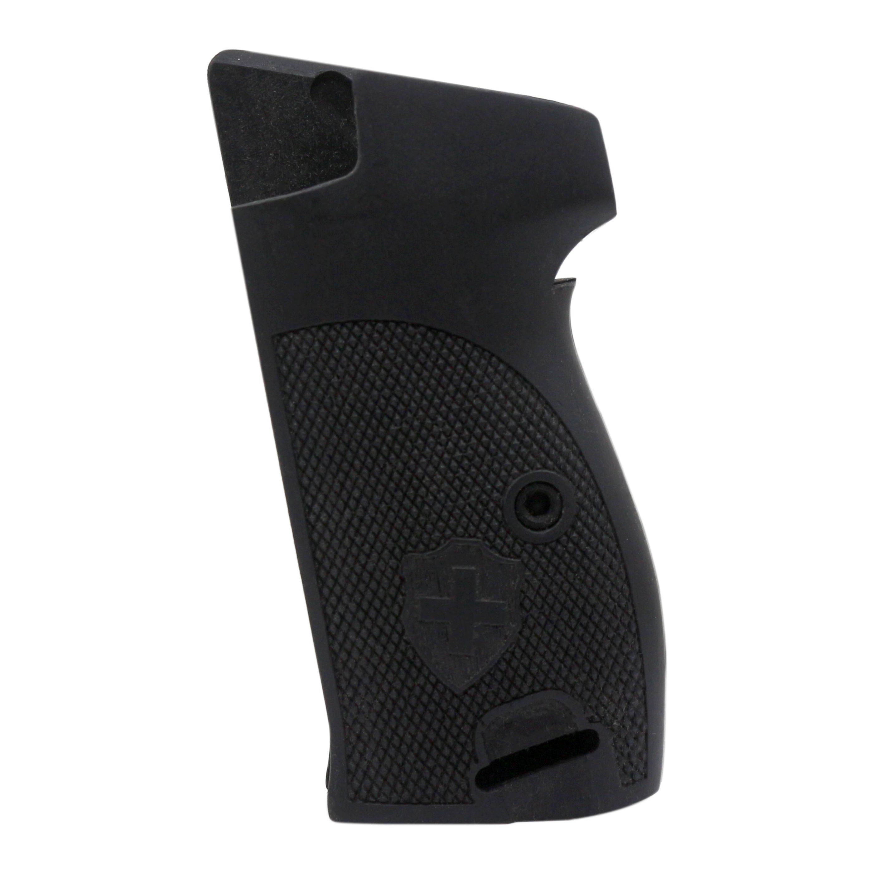 Sig P210-1 / P210-4 / P210-5 / P210-6 / DK M49 - With Lanyard Ring (Kordon Halkalı) Ceviz Ağacı (Siyah Boyalı) Lazer Logo 