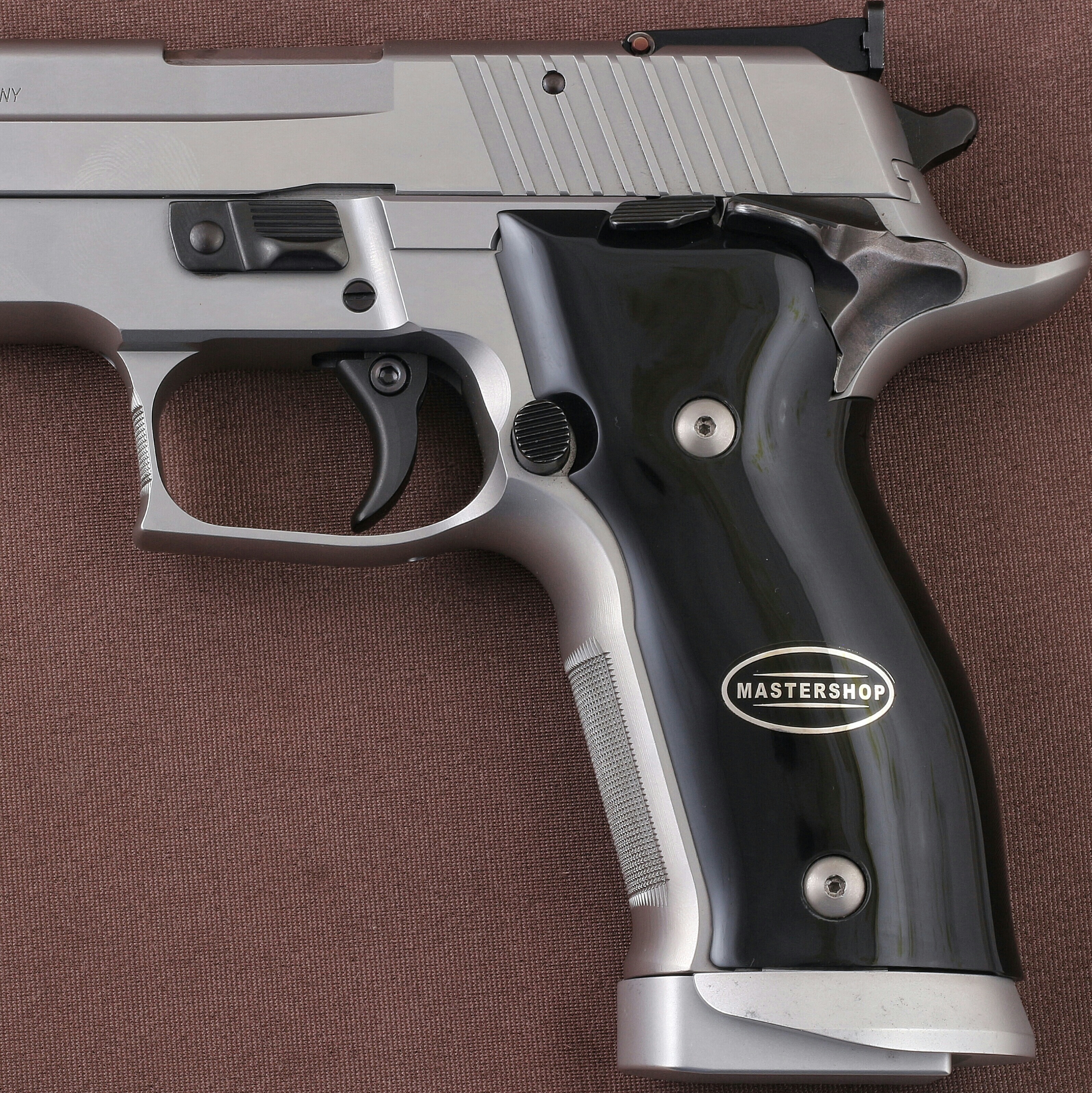 Sig Sauer X-Five P226 / X-Five SO / X-Five AL / X-Six / X-Six AL Siyah Akrilik Gümüş + Mine Logo 