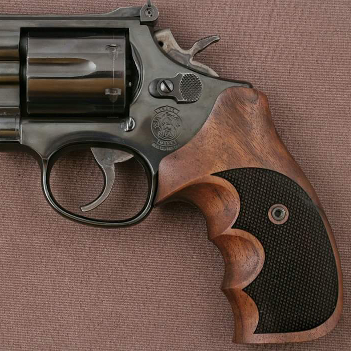 Smith Wesson K/L/X - Frame Round Butt Ceviz Ağacı Logo Yok 